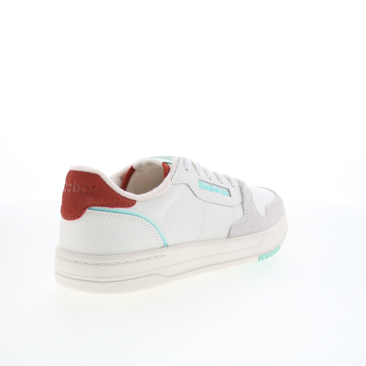 Reebok Phase Court Mens White Leather Lace Up Lifestyle Sneakers Shoes