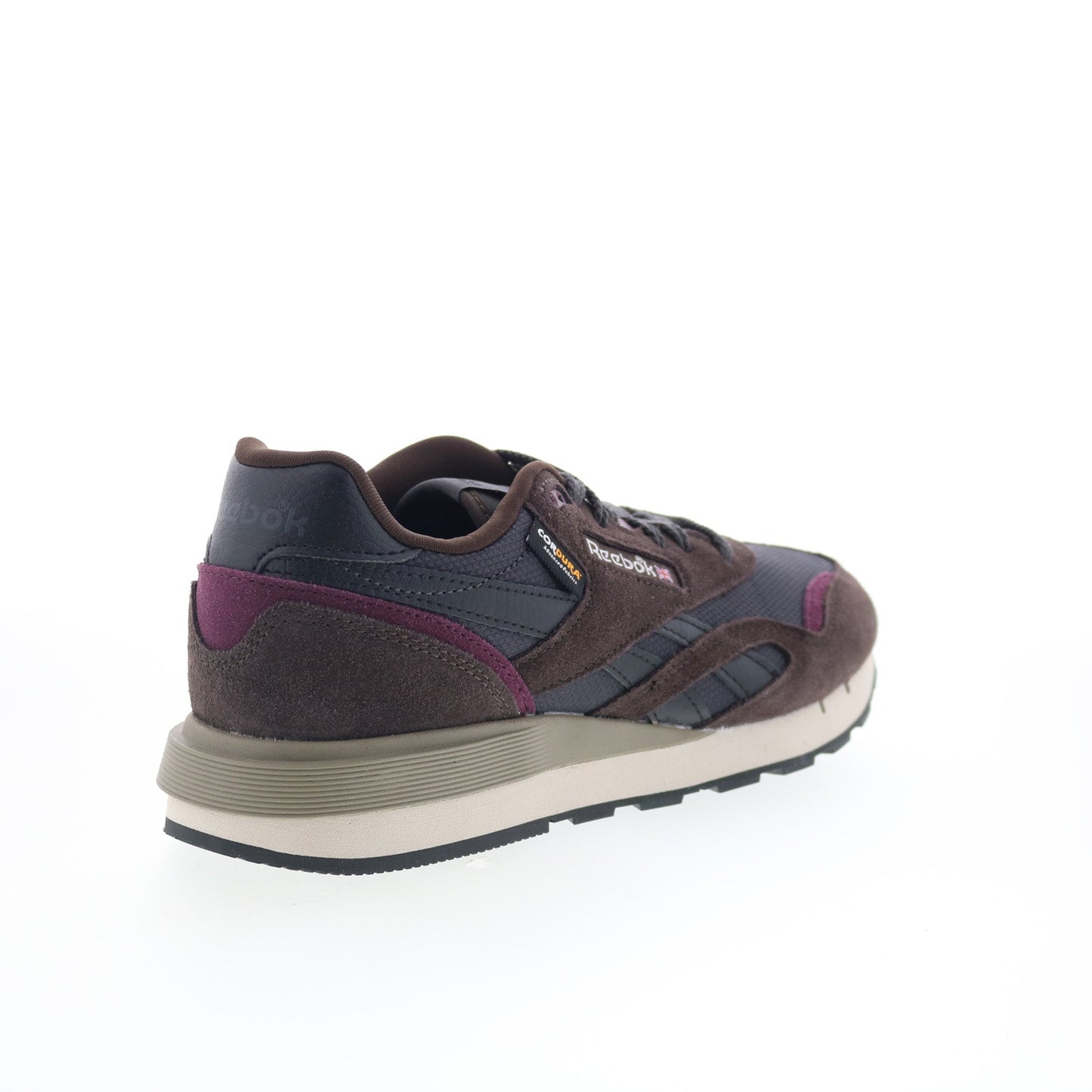 Reebok Classic Nylon 89 Mens Black Suede Lace Up Lifestyle Sneakers Shoes