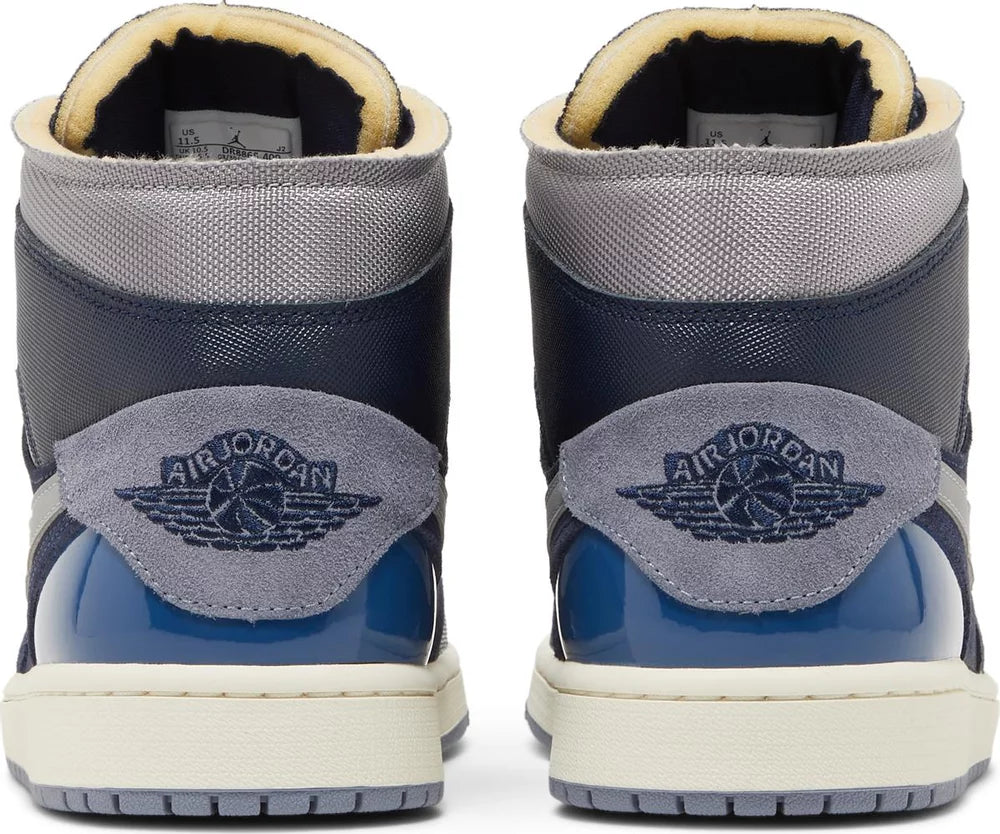 Nike Mens Air Jordan 1 Mid SE Craft Sneakers - 'Inside Out - Obsidian'