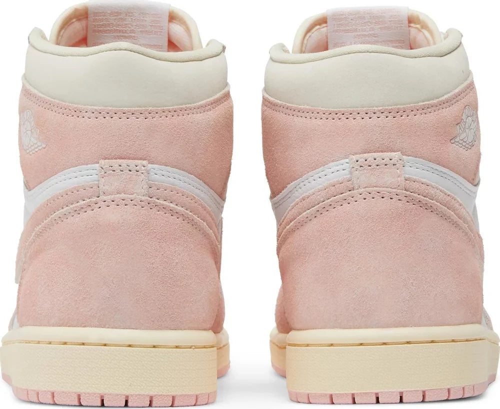 Nike Womens Air Jordan 1 Retro High OG Sneakers - 'Washed Pink'