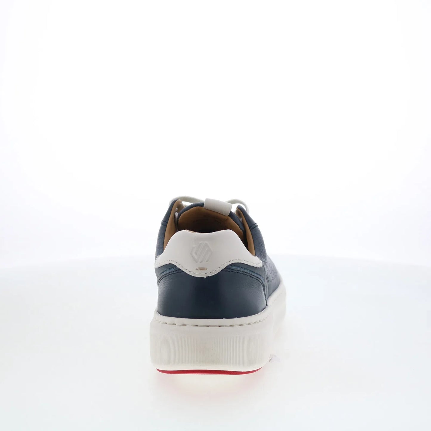 Johnston & Murphy 25-2850 Mens Blue Leather Lace Up Lifestyle Sneakers Shoes