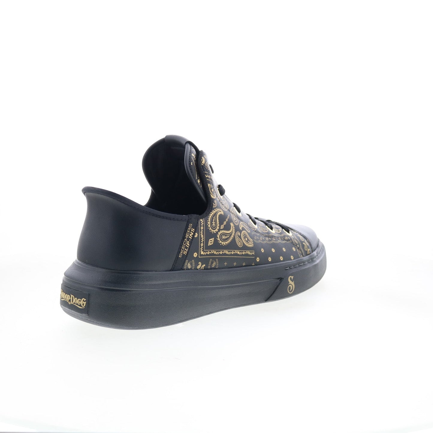 Skechers Premium Slip-ins Snoop Dogg One Double G Mens Black Sneakers Shoes