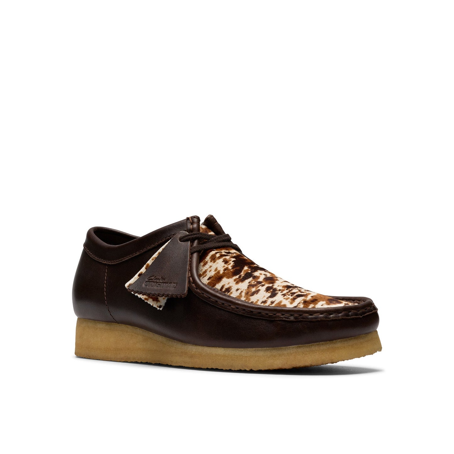 Clarks Wallabee 26183768 Mens Brown Leather Oxfords & Lace Ups Casual Shoes