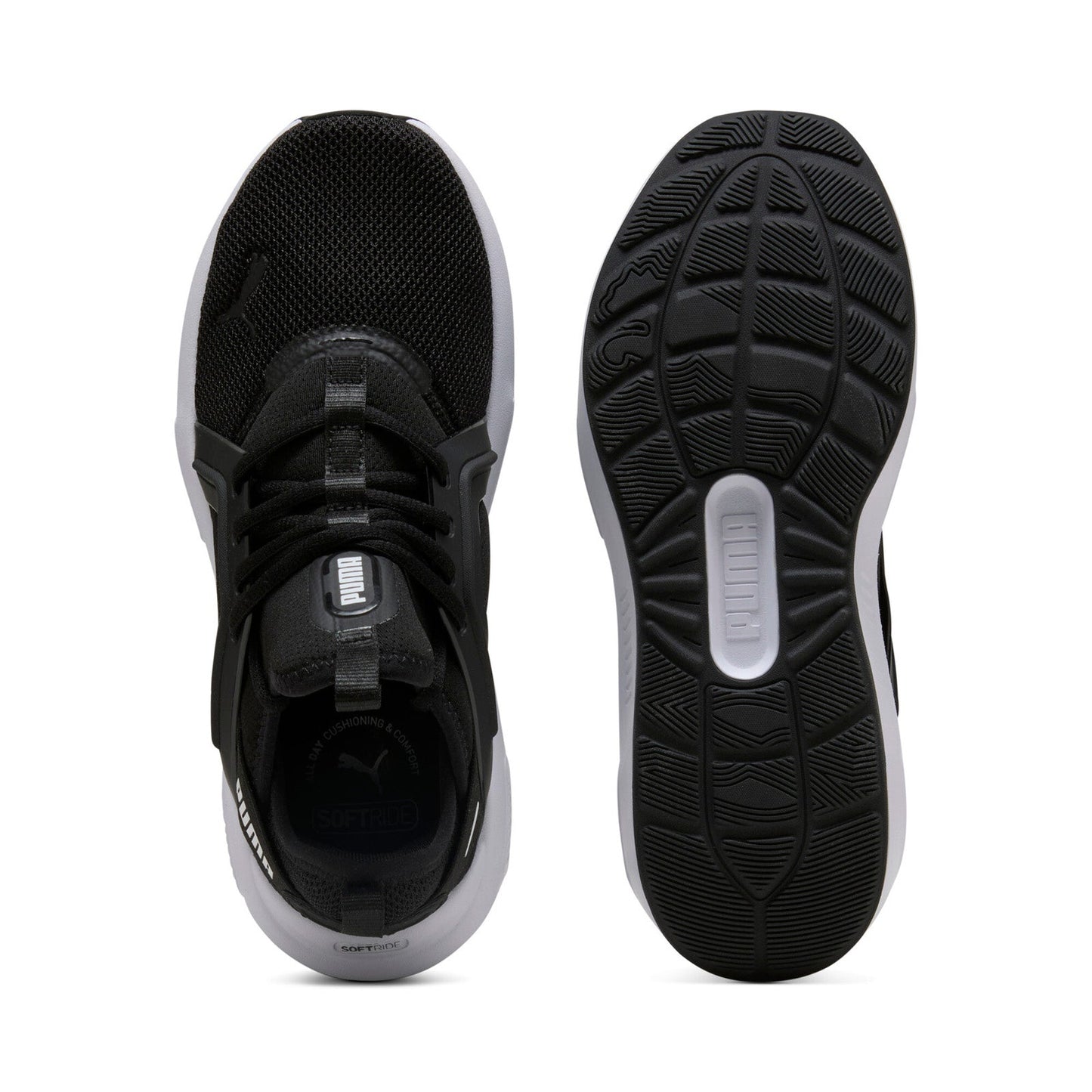 Puma Softride Enzo 5 Wide 31194702 Mens Black Wide Athletic Running Shoes