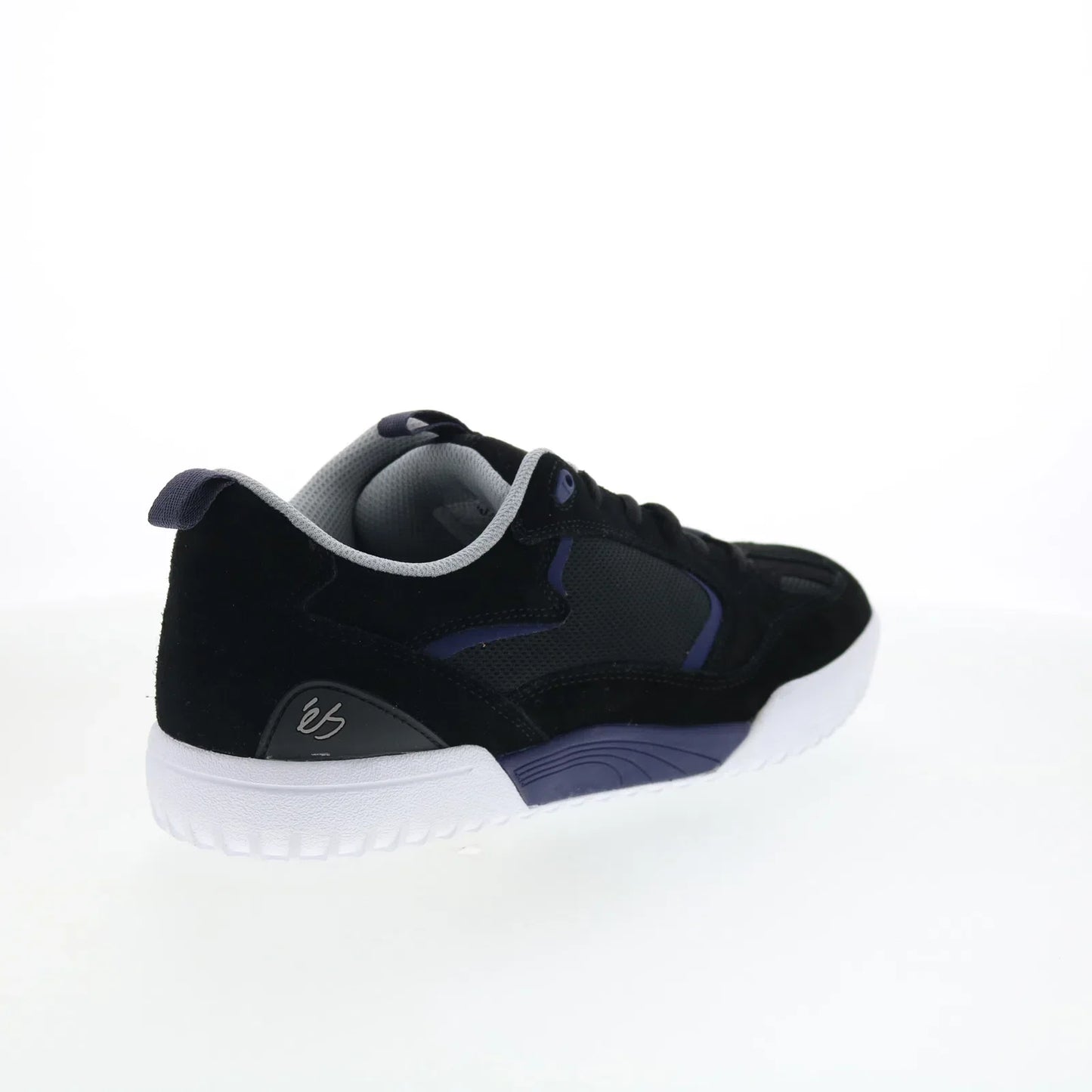 ES Quattro 5101000174585 Mens Black Suede Skate Inspired Sneakers Shoes