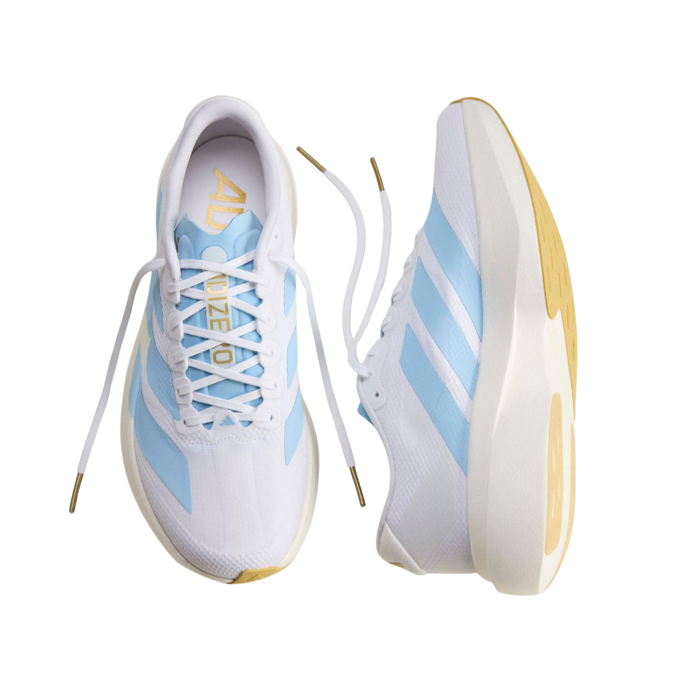 Adizero Evo SL Men's :Cloud White | Clear Blue