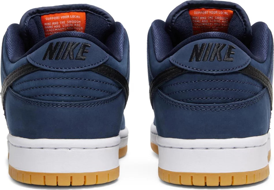 Nike Mens Dunk Low Pro ISO SB Sneakers - 'Navy Gum'