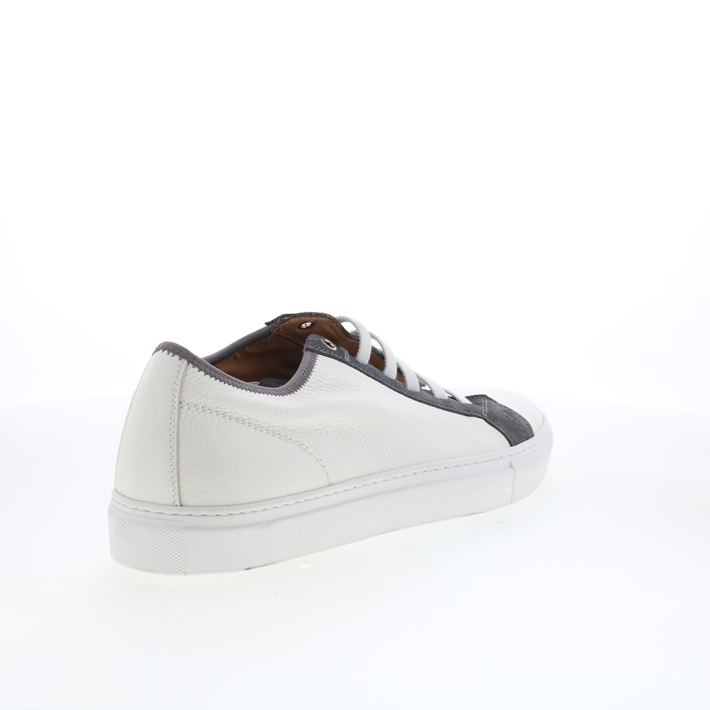 Pastori by Di Bianco Julius Mens White Leather Lifestyle Sneakers Shoes