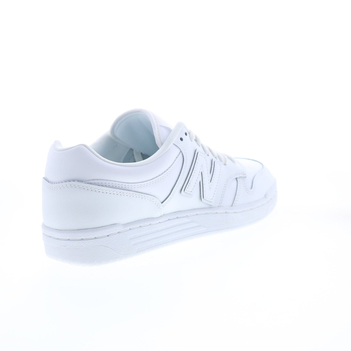 New Balance 480 BB480L3W Mens White Leather Lifestyle Sneakers Shoes