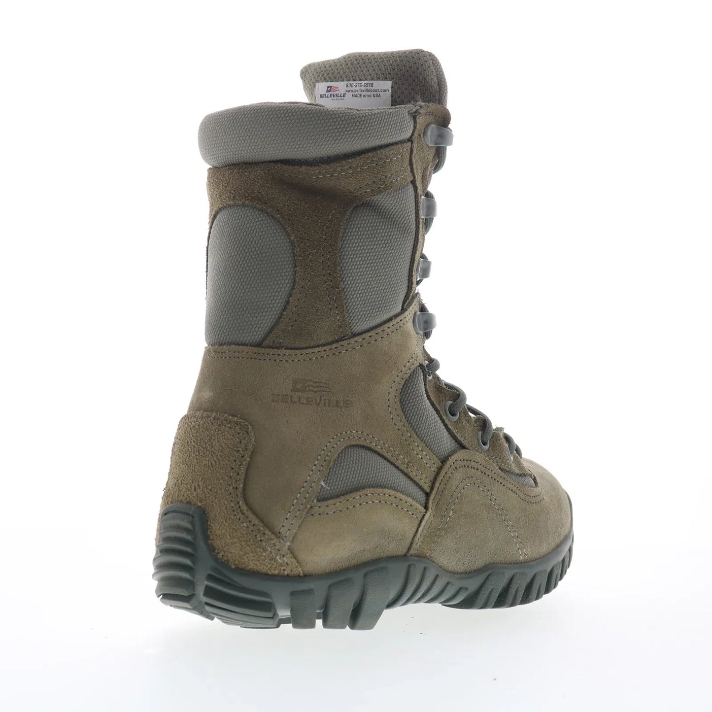 Belleville Sabre Made In USA 693 Mens Gray Suede Lace Up Tactical Boots