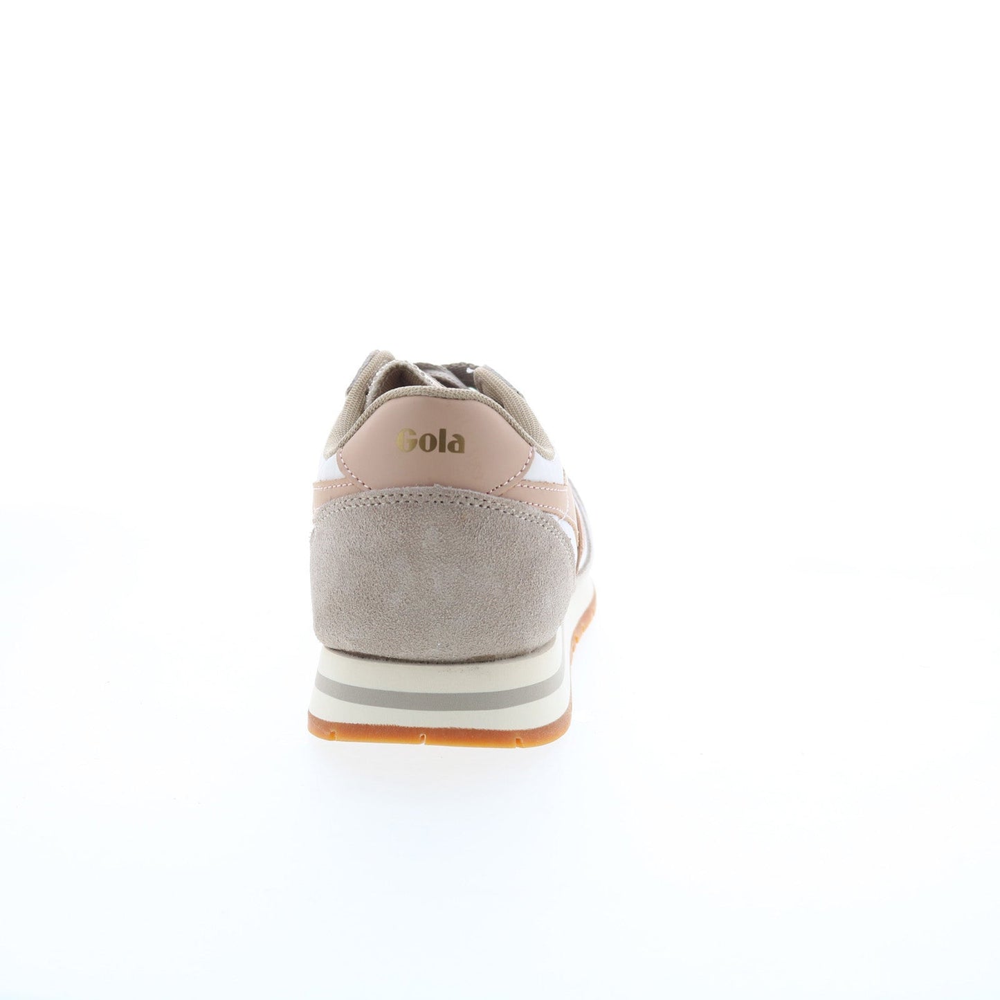 Gola Daytona Chute CLB337 Womens White Suede Lifestyle Sneakers Shoes