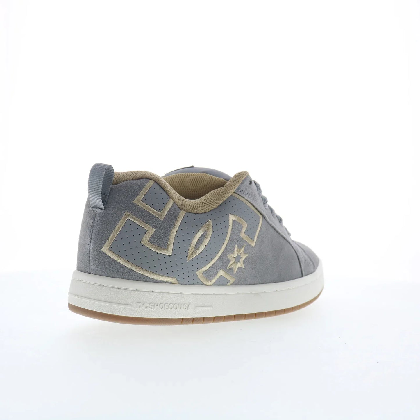 DC Court Graffik SE Mens Gray Suede Skate Inspired Sneakers Shoes