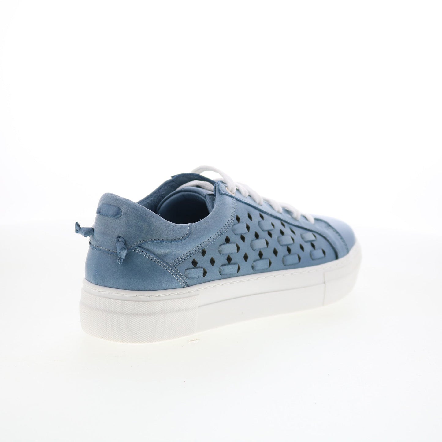 Miz Mooz Murphie Womens Blue Leather Lace Up Lifestyle Sneakers Shoes