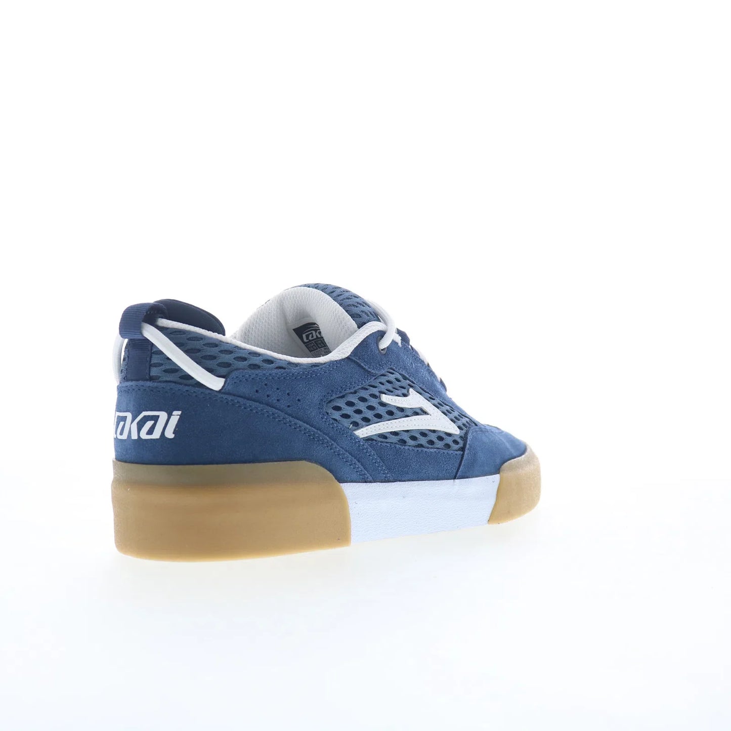 Lakai Payload Mens Blue Suede Lace Up Skate Inspired Sneakers Shoes