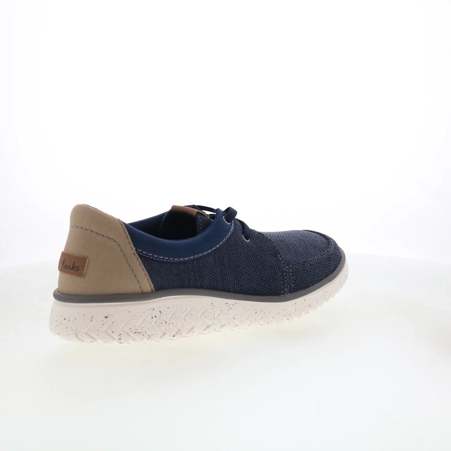 Clarks Relax Lite Lace 26181996 Mens Blue Canvas Lifestyle Sneakers Shoes