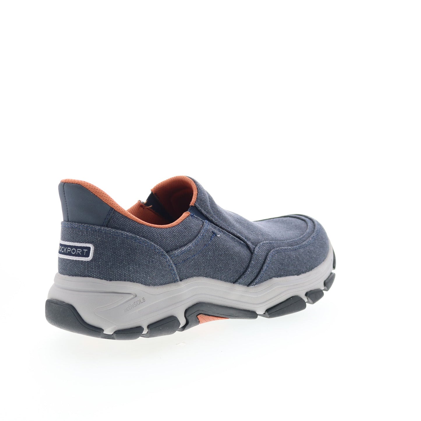 Rockport Reece 2 RMREECE2 Mens Blue Wide Canvas Lifestyle Sneakers Shoes