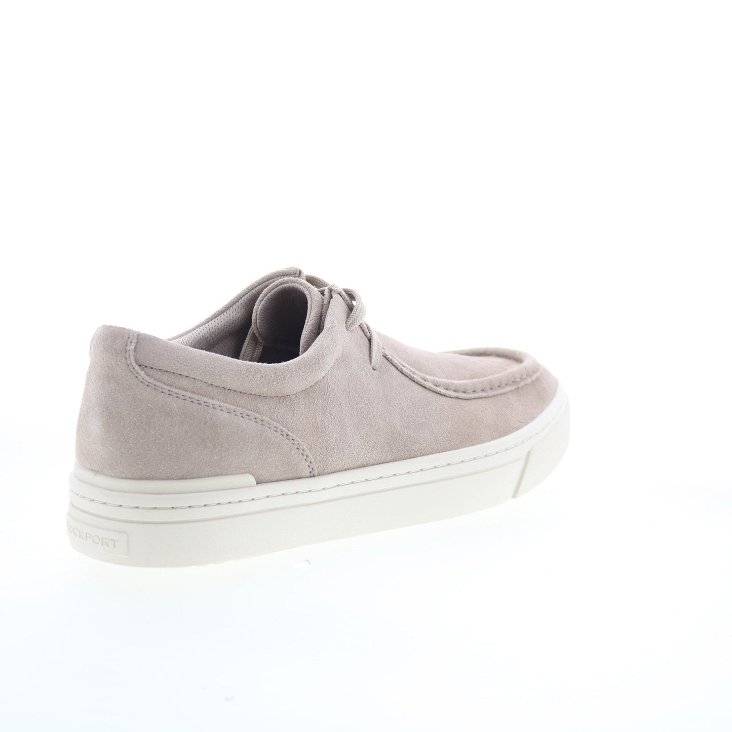 Rockport Terell Mens Gray Suede Lace Up Lifestyle Sneakers Shoes