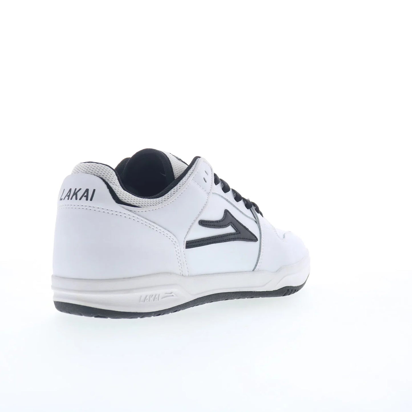 Lakai Telford Low Mens White Leather Lace Up Skate Inspired Sneakers Shoes