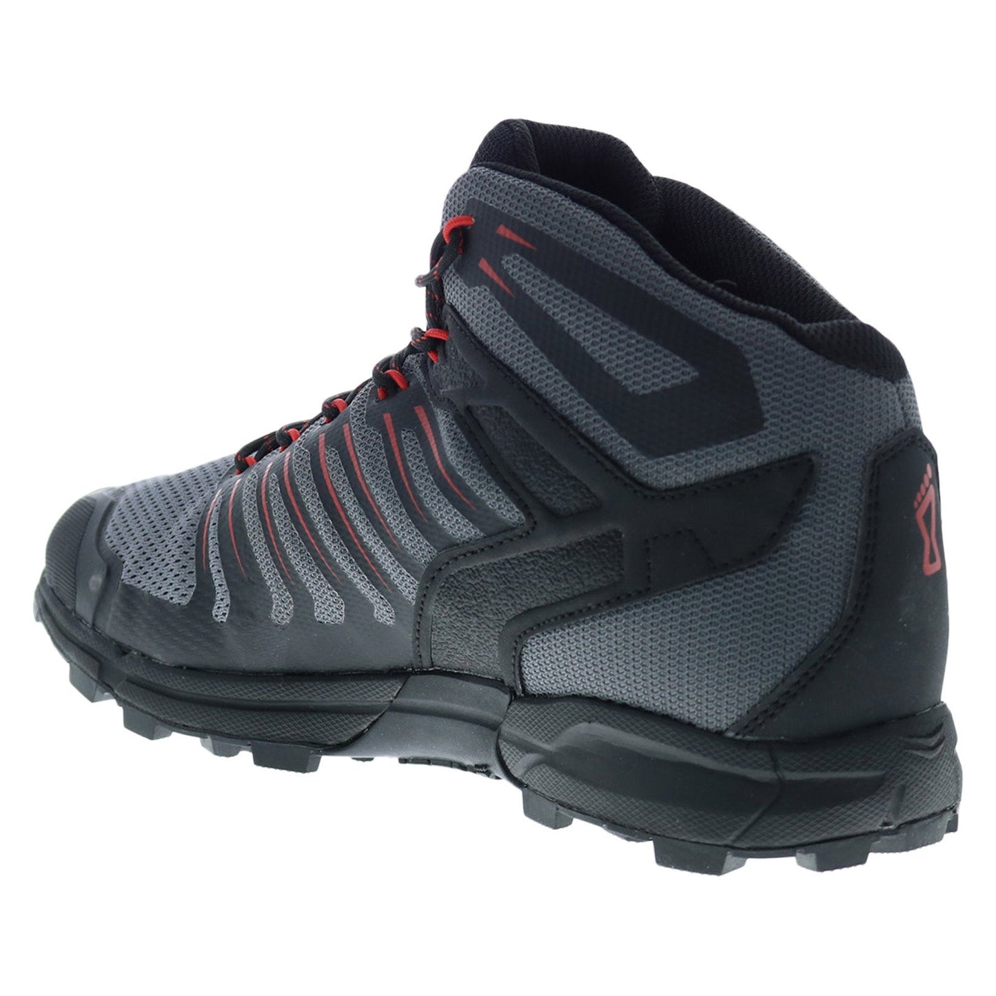 Inov-8 Roclite G 345 GTX 000802-GYBKRD Mens Gray Mesh Lace Up Hiking Boots