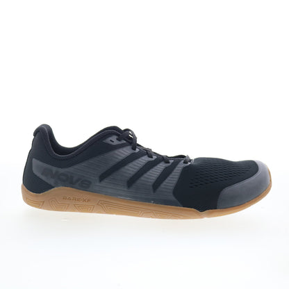 Inov-8 Bare-XF 001154-BKGU Mens Black Wide Athletic Cross Training Shoes