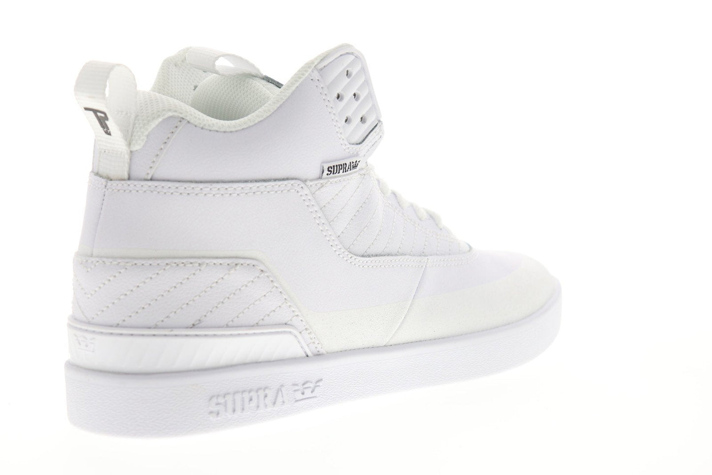 Supra Penny Pro 06567-101-M Mens White Suede Low Top Skate Sneakers Shoes
