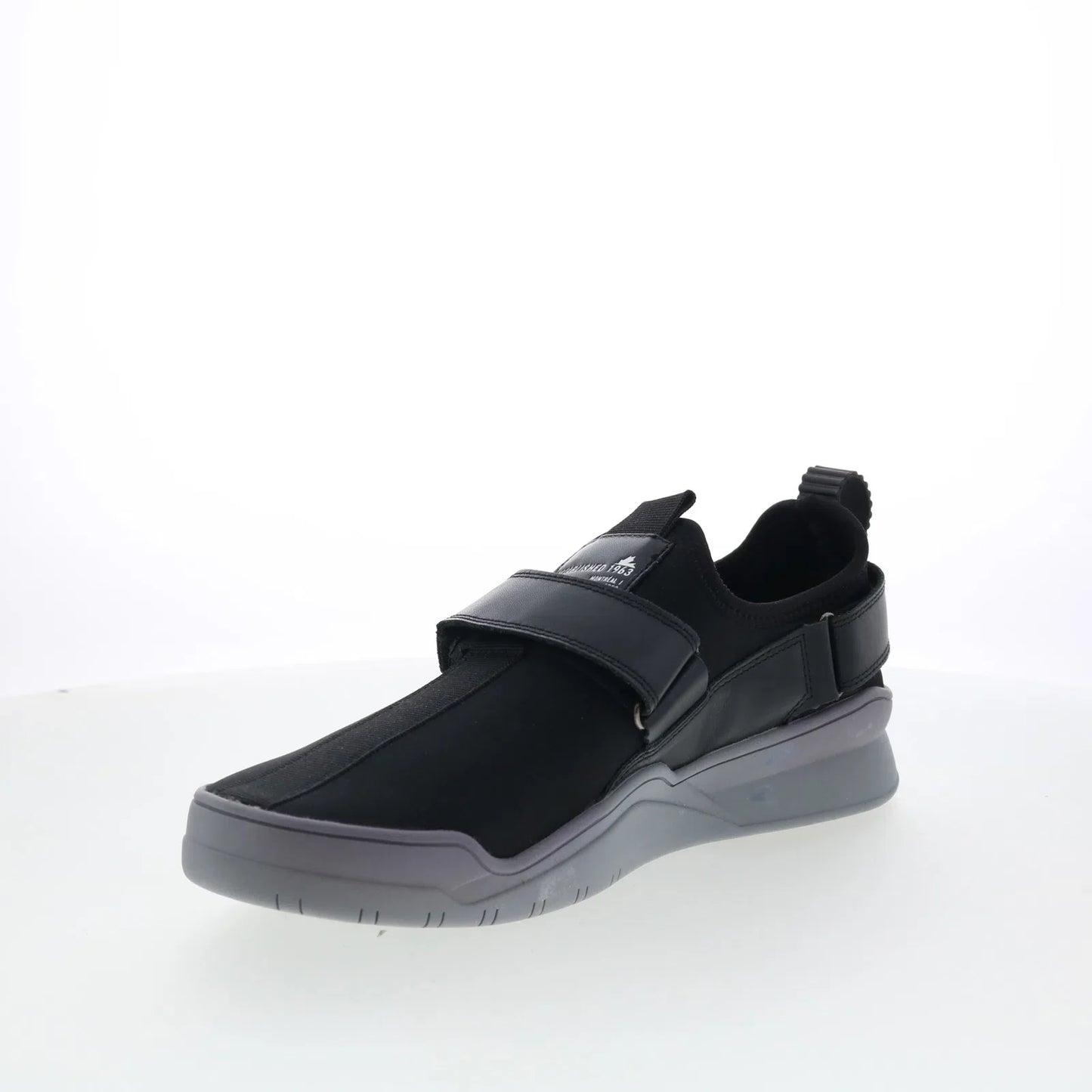 Pajar Yale 55552 Mens Black Leather Strap Lifestyle Sneakers Shoes