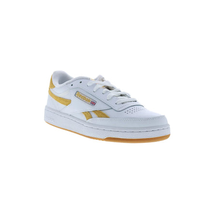 Reebok Club C Revenge Womens White Leather Lifestyle Sneakers Shoes
