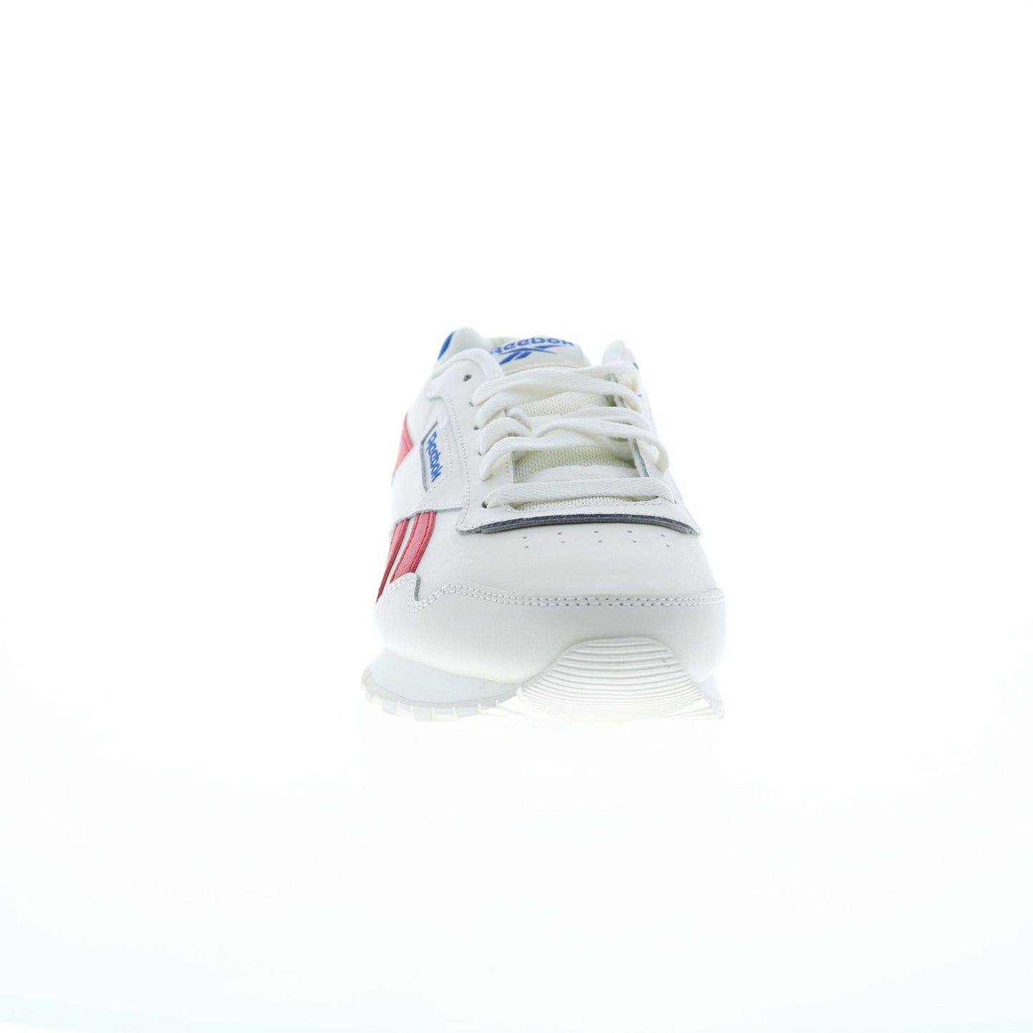 Reebok Glide Mens Beige Leather Lace Up Lifestyle Sneakers Shoes
