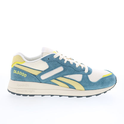 Reebok DL5000 Mens Beige Suede Lace Up Lifestyle Sneakers Shoes