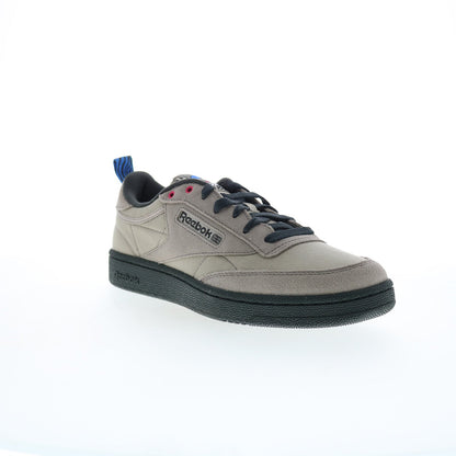 Reebok Club C 85 Mens Gray Suede Lace Up Lifestyle Sneakers Shoes