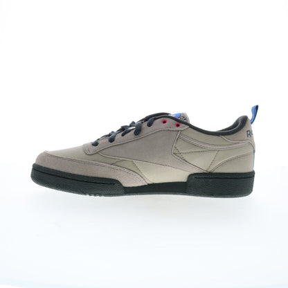 Reebok Club C 85 Mens Gray Suede Lace Up Lifestyle Sneakers Shoes
