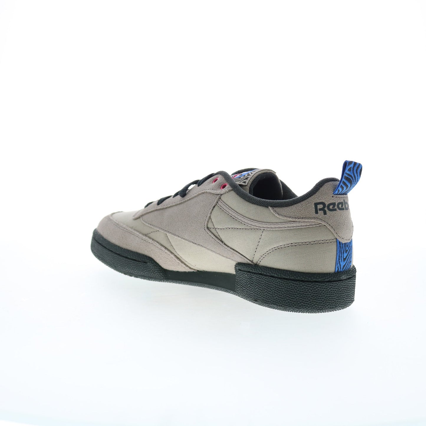 Reebok Club C 85 Mens Gray Suede Lace Up Lifestyle Sneakers Shoes