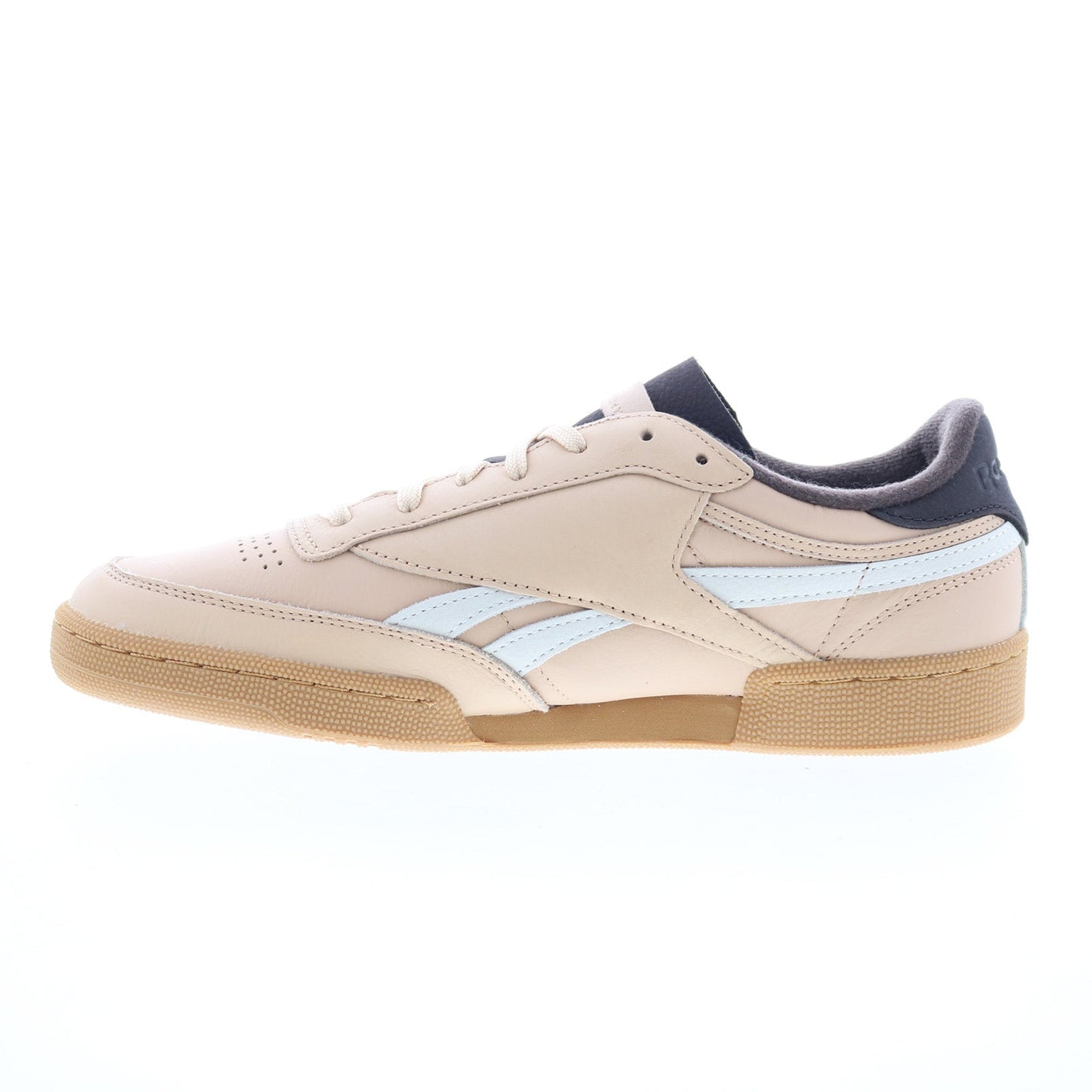 Reebok Club C Revenge Vintage Mens Beige Leather Lifestyle Sneakers Shoes