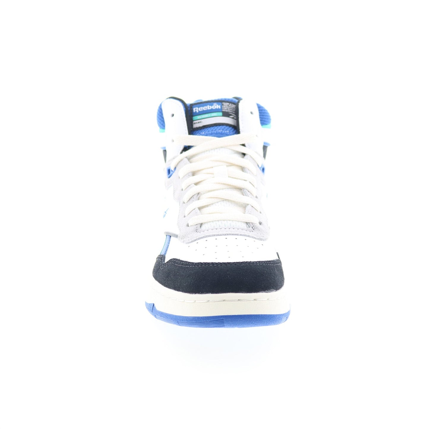 Reebok BB 4000 II Mid Mens White Suede Lace Up Lifestyle Sneakers Shoes