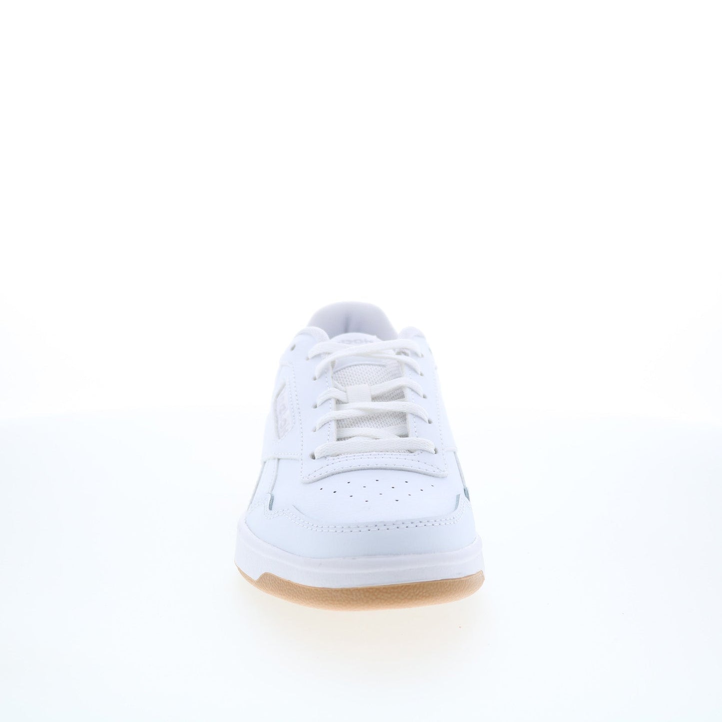 Reebok Court Advance Womens White Leather Lace Up Lifestyle Sneakers Shoes