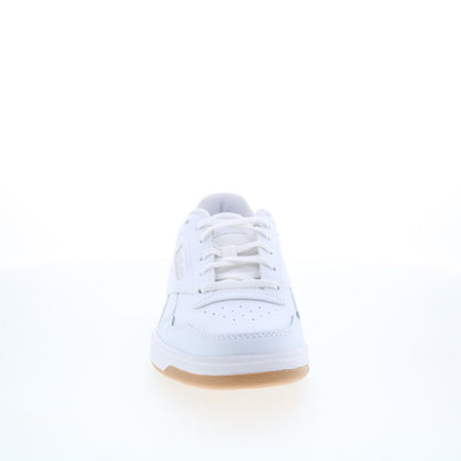 Reebok Court Advance Womens White Leather Lace Up Lifestyle Sneakers Shoes