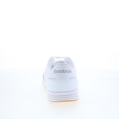 Reebok Court Advance Womens White Leather Lace Up Lifestyle Sneakers Shoes