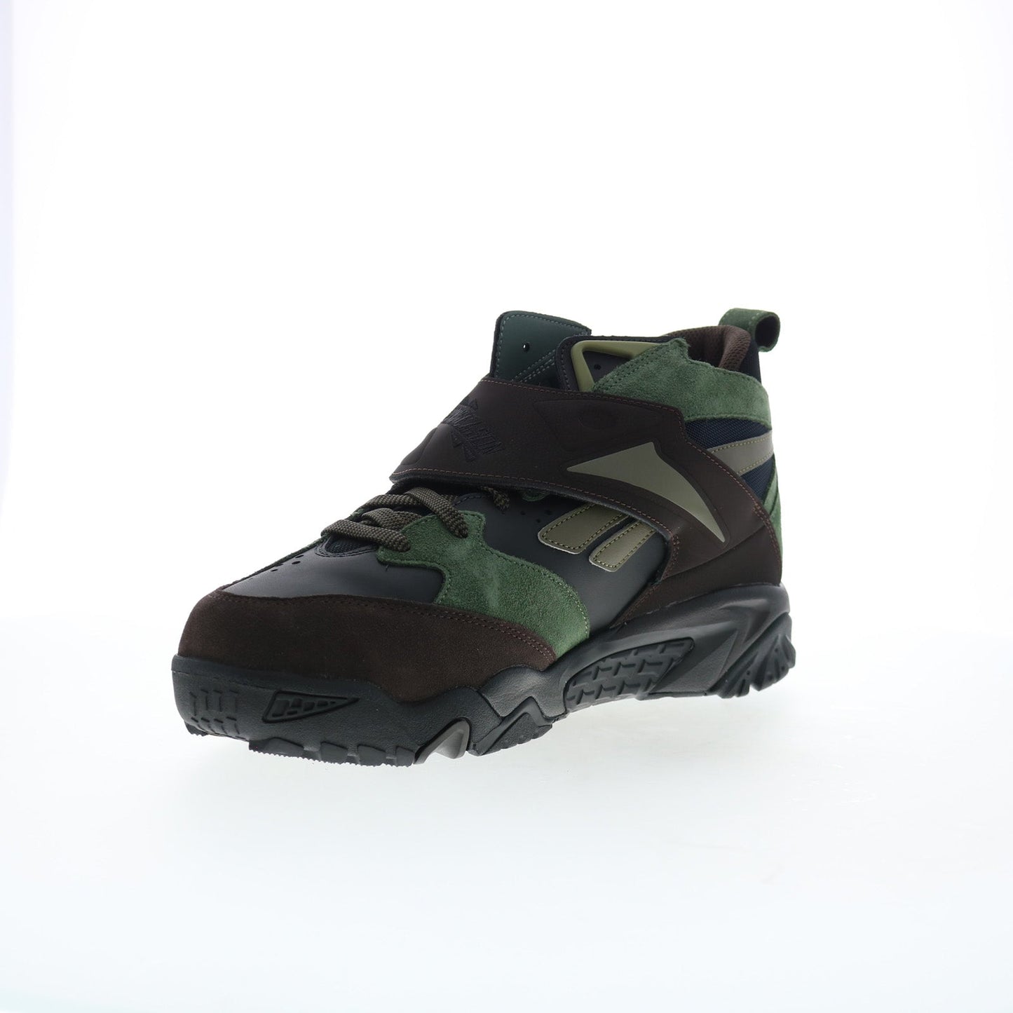 Reebok Preseason 94 Mens Black Suede Lace Up Lifestyle Sneakers Shoes