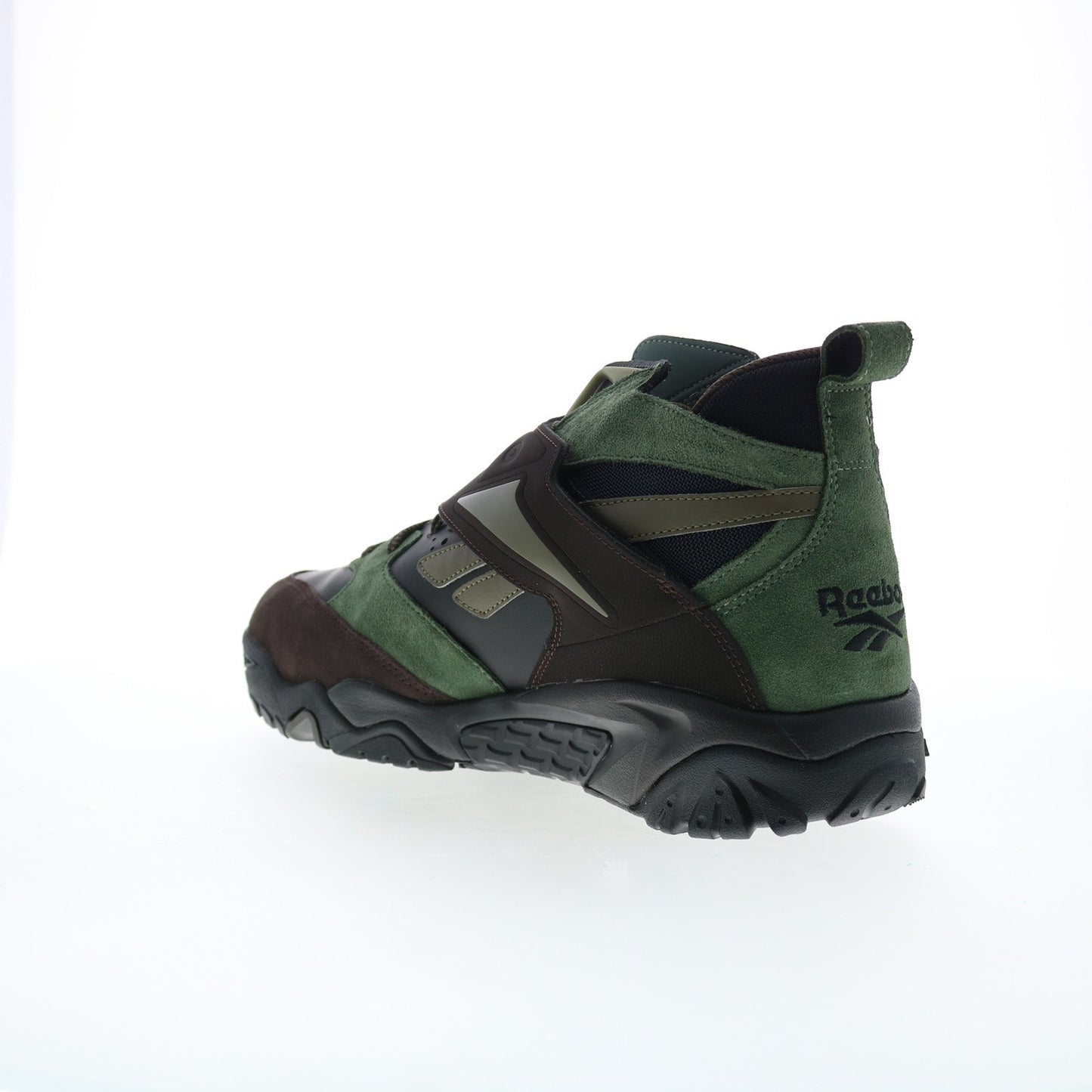 Reebok Preseason 94 Mens Black Suede Lace Up Lifestyle Sneakers Shoes