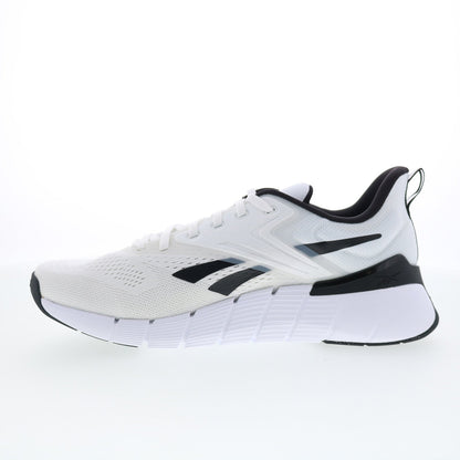 Reebok Nano Gym Mens White Mesh Lace Up Cross Training Athletic Shoes