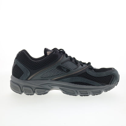 Reebok Premier Trinity Mens Black Mesh Lace Up Lifestyle Sneakers Shoes