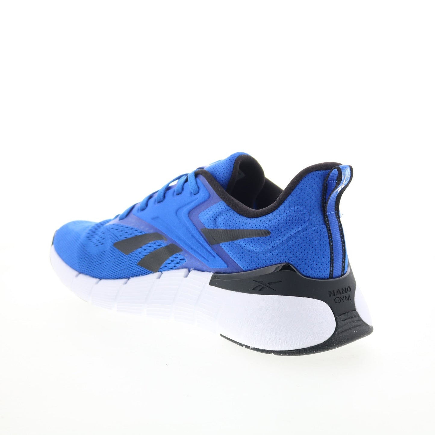 Reebok Nano Gym Mens Blue Mesh Lace Up Athletic Cross Training Shoes