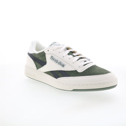 Reebok Club C Revenge Vintage II Mens Green Suede Lifestyle Sneakers Shoes
