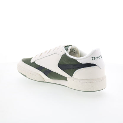 Reebok Club C Revenge Vintage II Mens Green Suede Lifestyle Sneakers Shoes