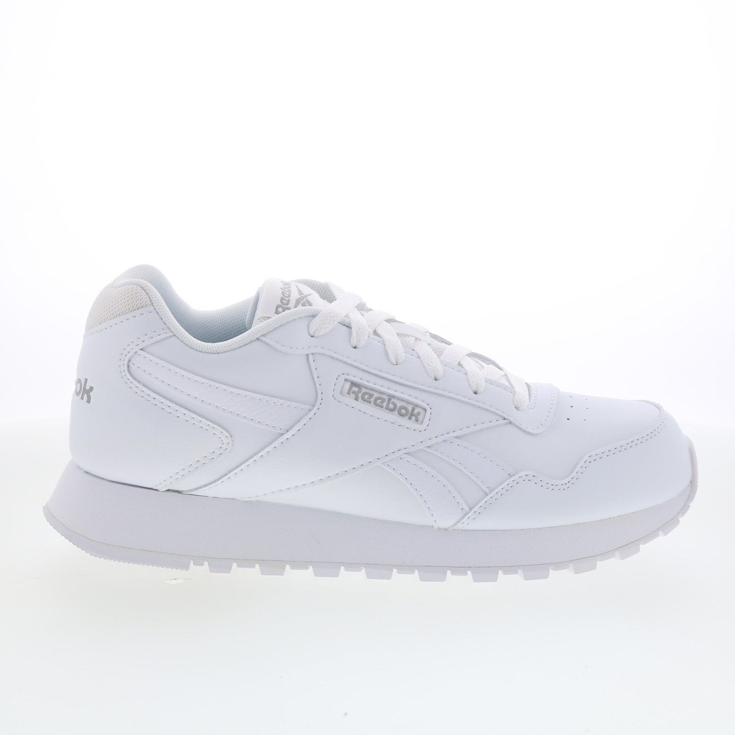 Reebok Glide Wide 4E Mens White Extra Wide 4E Lifestyle Sneakers Shoes