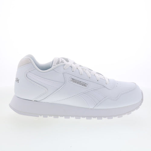 Reebok Glide Wide 4E Mens White Extra Wide 4E Lifestyle Sneakers Shoes