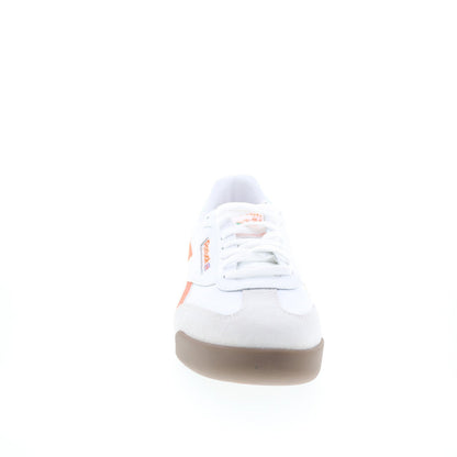Reebok Campio XT Mens White Leather Lace Up Lifestyle Sneakers Shoes