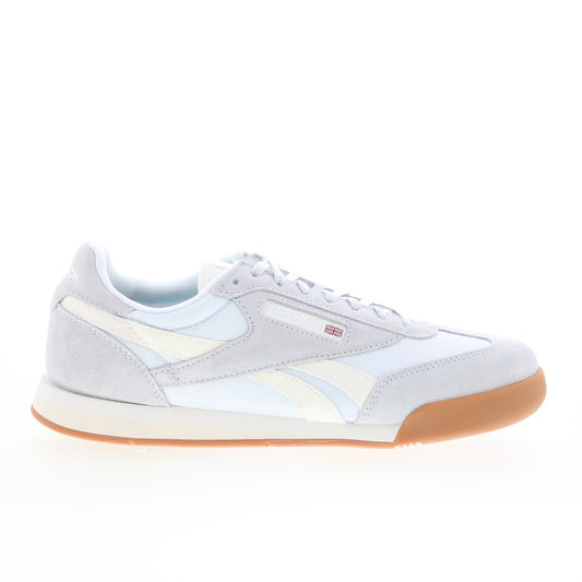Reebok Campio XT Mens Gray Suede Lace Up Lifestyle Sneakers Shoes