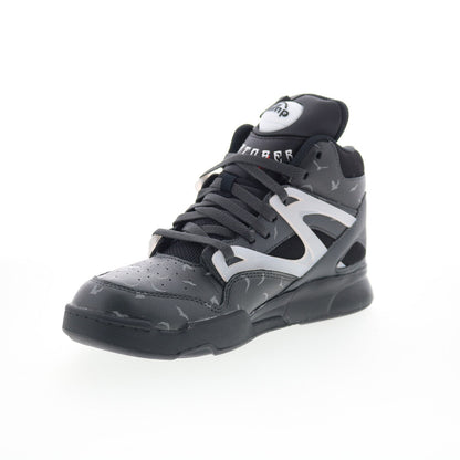 Reebok Pump Omni Zone II Mens Black Leather Lifestyle Sneakers Shoes