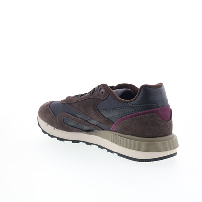 Reebok Classic Nylon 89 Mens Black Suede Lace Up Lifestyle Sneakers Shoes